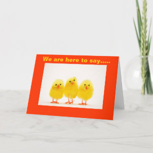 DU ÄR MIN FAVORITE CHICK-GLAD PÅSK HELGKORT