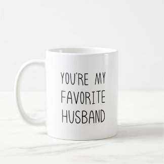 Du är min favoritmake Roligt Sarktiskt Kaffemugg
