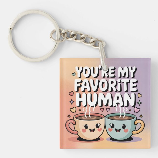 Du Är Min Favoritmänniska: Sött Kaffemuggdesign (Framsidan)