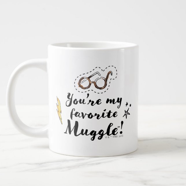 Du är min favoritmugg™ jumbo mugg (Vänster)