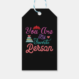 Du är min favoritperson Valentine Presentetikett