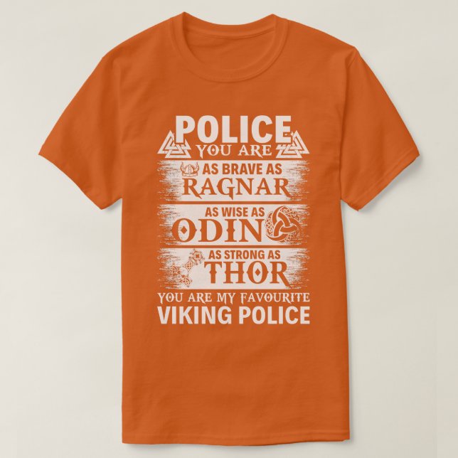 Du är min favoritpolis när du tittar på polispolis t shirt (Design framsida)