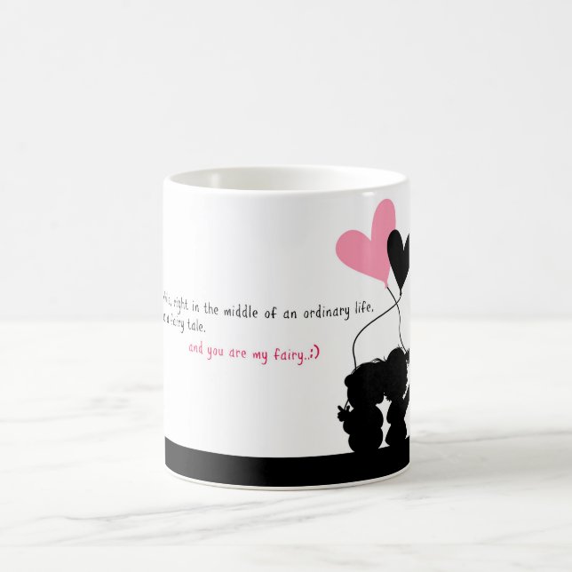 du är min fe - designorlager kaffemugg (Center)
