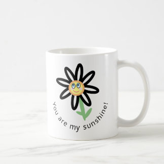Du är min för daisyblomman för solskenet gulliga kaffemugg