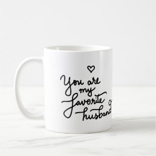 Du är min gulliga hjärtavalentin för den favori kaffemugg