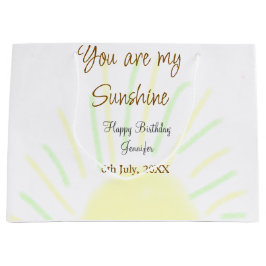 Du är min gult för solskensfärgad pastellfödelseda