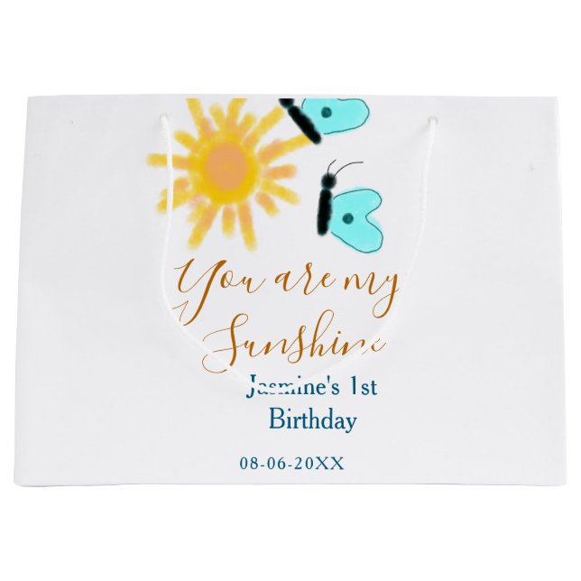 Du är min gult orange sol blå butterf (Framsidan)