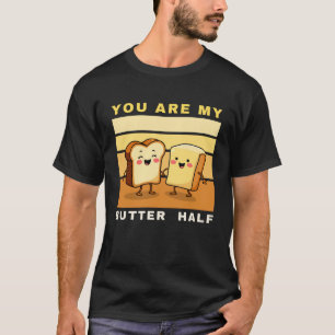Du är min halva - Cute Valentine Day T Shirt