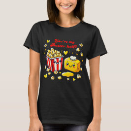 Du är min halva - Cute Valentines design T Shirt