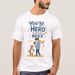 Du är min Hero - Heartfilt citat 💙 T Shirt