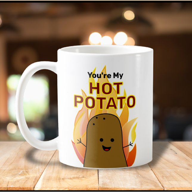 Du är min heta potatis kaffemugg (Cute Hot Potato Mug)