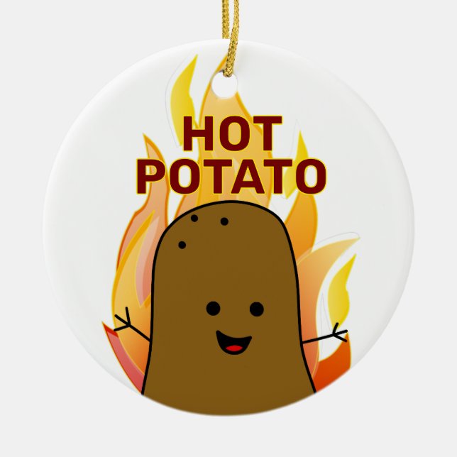 Du Är Min Hetaste Potatis Julgransprydnad Keramik (Framsidan)