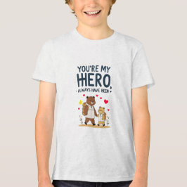 Du Är Min Hjälte Citat T-Shirt
