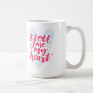 Du är min hjärta kaffemugg