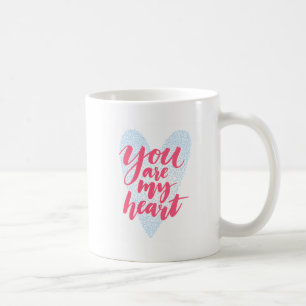 Du är min hjärta kaffemugg