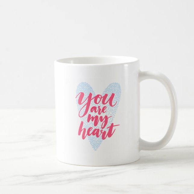 Du är min hjärta kaffemugg (Höger)