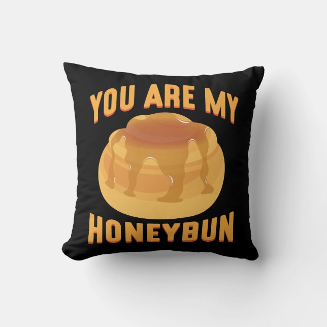 Du är min Honeybun Cute Food Älskare Coupe Kudde (Framsida)
