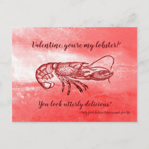 Du är min hummerdotter Valentine Helg Vykort
