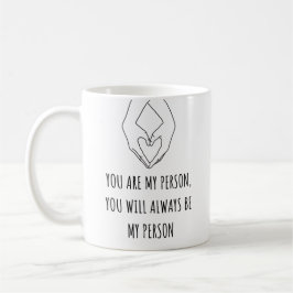 Du är min jubileumsgåva kaffemugg