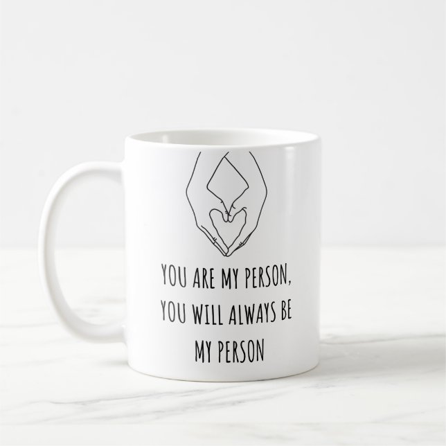 Du är min jubileumsgåva kaffemugg (Vänster)