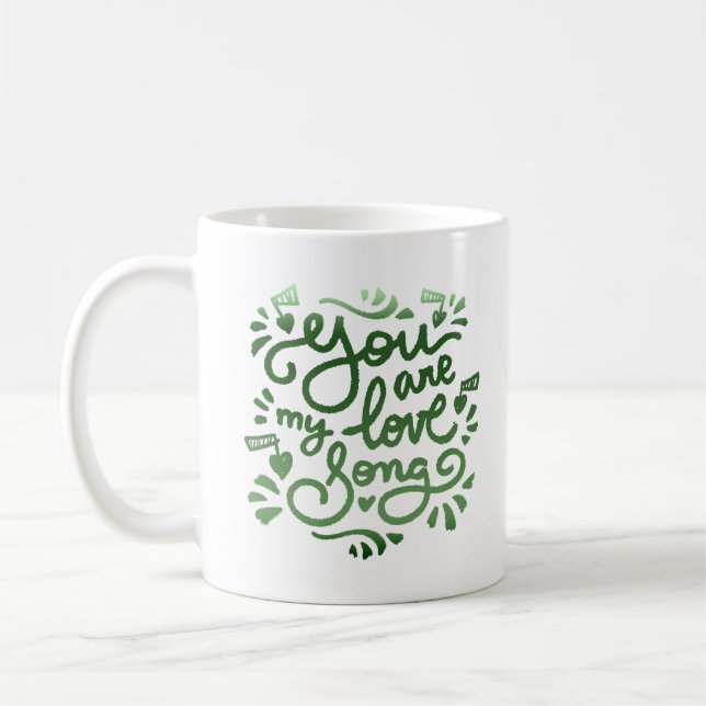DU ÄR MIN KÄRLEK SÅNG KAFFEMUGG (Vänster)