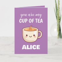 Du är min Kopp i Tea Funny Valentines day Helgdag