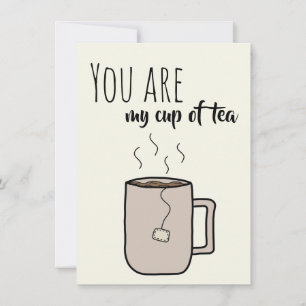 Du är min Kopp i Tea - hälsningskort