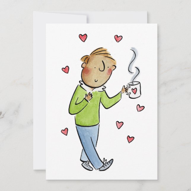 Du är min Kopp i Tea Inbjudningar (Framsida)