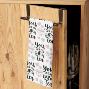 Du är min Kopp i Tea Kitchen Towel Kökshandduk
