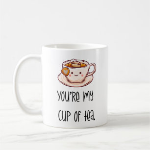 Du är min kopp te Kaffe Mugg – Mysig present
