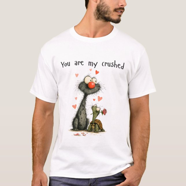 Du är min krossade t shirt (Framsida)