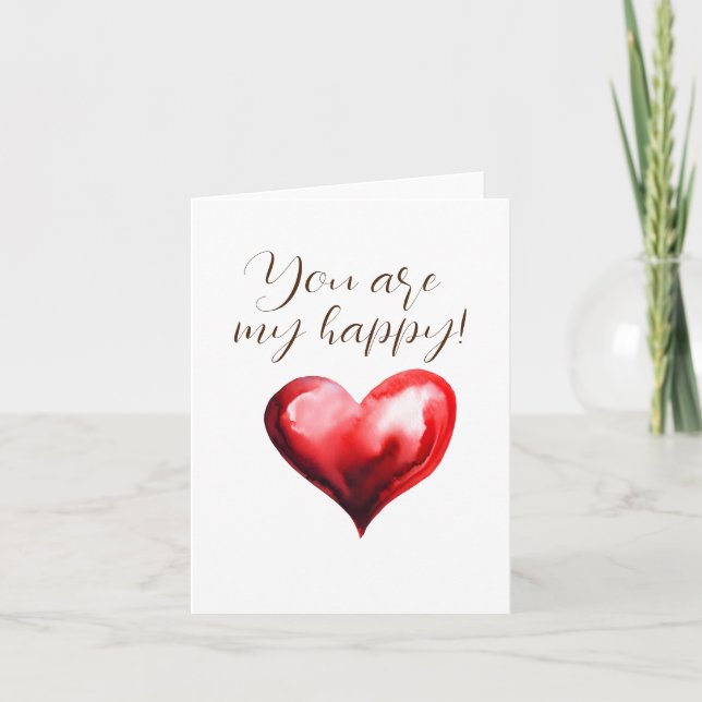 Du är min lycklig helgkort (Framsida)