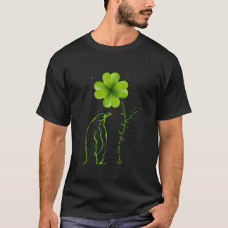Du Är Min Lyckosam Talisman Pingvin Shamrock St Pa T Shirt