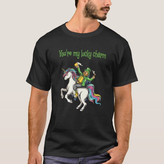 Du är min lyckosam talisman Premium_8 T Shirt (Framsida)