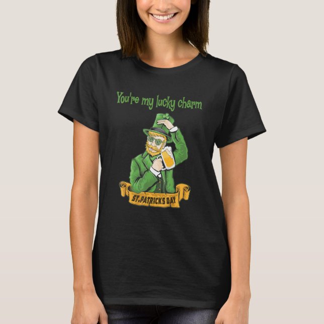 Du är min lyckotrodd_22 t shirt (Framsida)