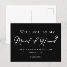 Du är min Maid of honor. Vykort