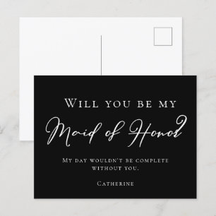 Du är min Maid of honor. Vykort