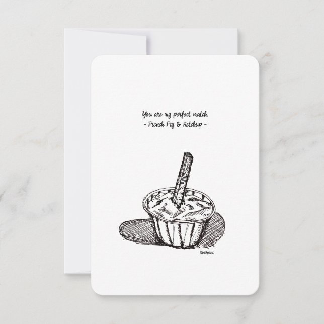 Du är min matchning av Perfekt, ett vanligt kort (Framsida)