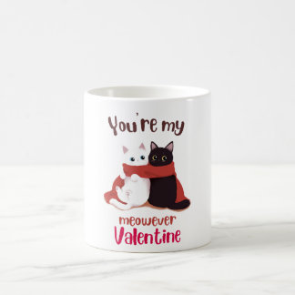 Du är min Meow nånsin Valentine Cat Mugg