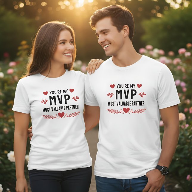 Du Är Min MVP Mest Värdefulla Partner Rolsk Kärlek T Shirt (Skapare uppladdad)