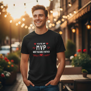 Du är min MVP Mest Värdefulla Partner Rolsk Kärlek T Shirt