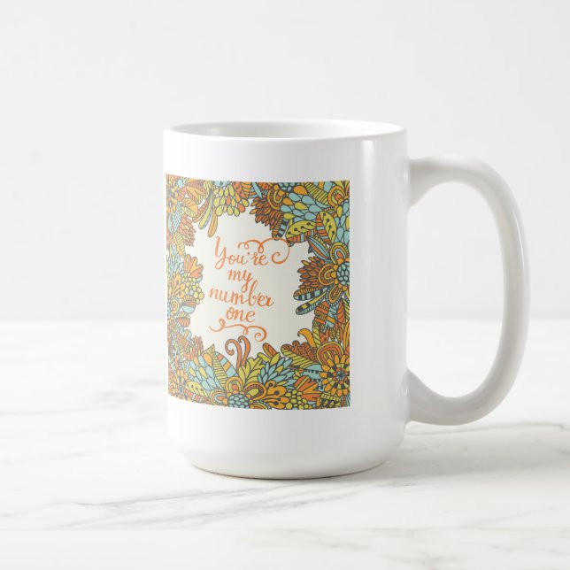 Du är min numrerar en kaffemugg (Höger)