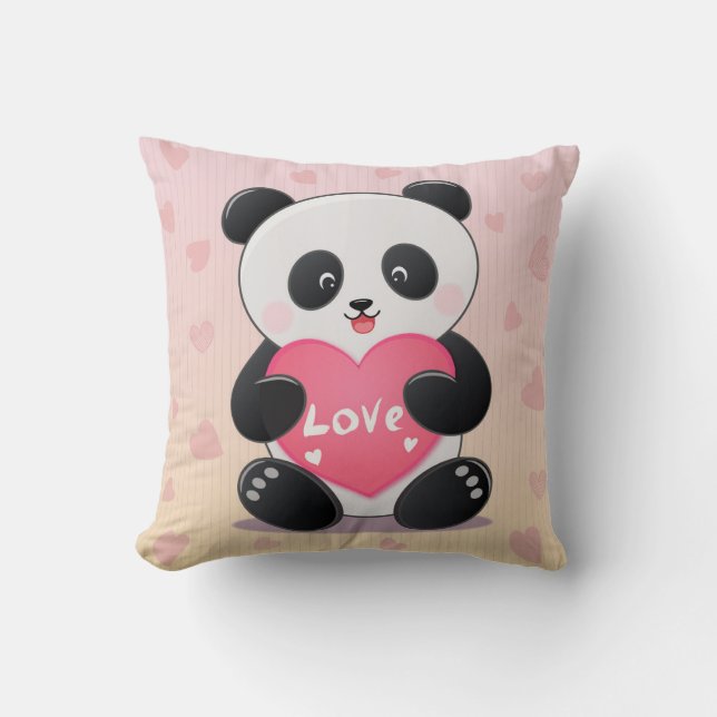 Du Är Min Panda-miska Kärlek Kudde (Framsida)