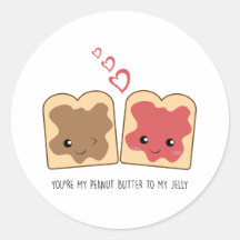 Du är min Peanut Butter till min Jelly Kawaii Cute