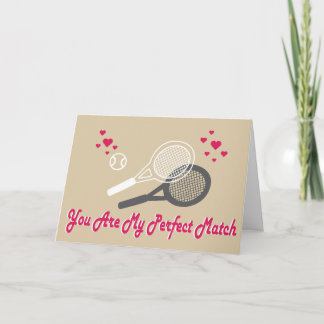 Du är min perfekt match helgkort