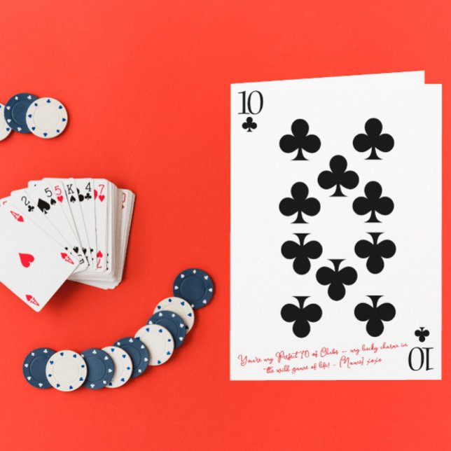 Du är min perfekta tio klöver 10 valentin kort (Skapare uppladdad)