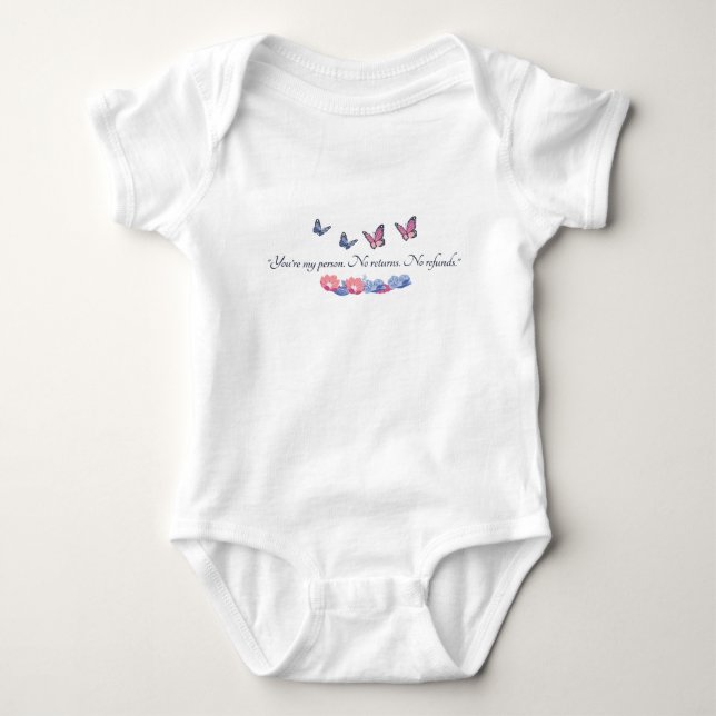 Du är min person Baby Bodykostym | GZ-faktor-passn T Shirt (Framsida)