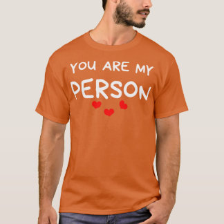 Du är min person Lusnyj Valentines day-citat 1 T Shirt