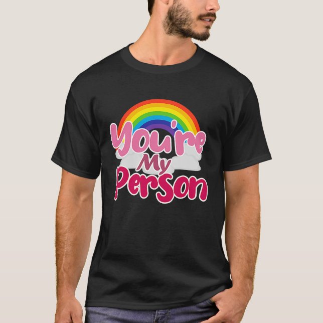 Du är min person t shirt (Framsida)