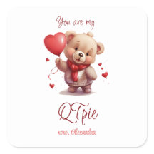 Du är min QTpie | Cute Nalle Valentines day